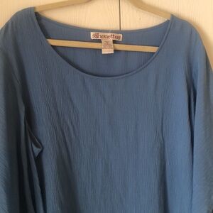 Woman’s rayon spring Blue Top